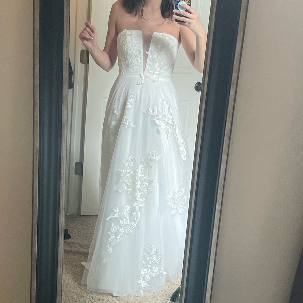 Romantic Floral Wedding Gown